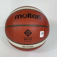 (ของแท้ 100%) ลูกบาส ลูกบาสเกตบอล Molten BG4500 ผลิตมาแทน GG7X บาส size7 ของแท้ มี มอก. Authentic 100% แถมเข็มสูบและตาข่ายลูกบาส