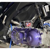 NVX V1 V2 & NMAX V2 COVER CVT TRANSPARENT CLEAR TEDAL PAPAN CVT 3MM (SIAP SCREW 1SET) ENGINE COVER N