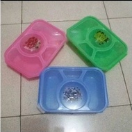 Davina Plastic Dining Place / Davina Lunch Box / Catering Lunch Box