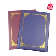 [HARD COVER ] Kidario Certificate Holder Booklet Type with Sponge A4 SIZE