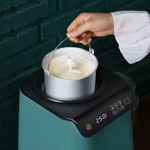 IC1280 Automatic fast homemade ice cream machine 1.2L ice cream DIY popsicle ice cream machine