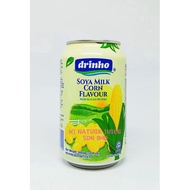 Drinho Soya Milk Corn Flavour / Susu Soya Berperisa Jagung / 玉米豆奶 (24 cans x 300 ml)