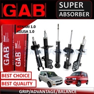 SET ORIGINAL GAB ABSORBER DEPAN/FRONT ABSORBER / REAR ABSORBER KENARI 1.0 (2000-2009) KELISA 1.0 (2001-2007)