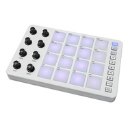 MIDI Controller Strike Pad RGB Backlight BT การเชื่อมต่อ Latency ต่ำ16 Strike Pads 8 Stackabable Kno