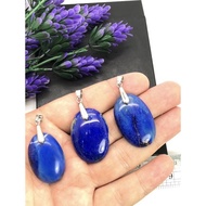 1Pc Natural Royal Blue Lapis Lazuli Pendant premium Quality Lapis Lazuli Cabochon Pendant for Women and Men 20 x30 mm.
