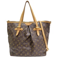 棕色 原花 帆布 Palermo GM 兩用包【LOUIS VUITTON LV 路易威登】 M40146