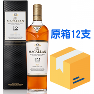 麥卡倫 - [原箱12支] Macallan 12 Years Sherry Oak Whisky 雪莉桶 700ml (盒裝)