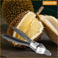 [Loviver] Stainless Steel Durian Opener, Durian Breaking Tool, Manual Non-Slip Handle Opening Plier for Restaurant