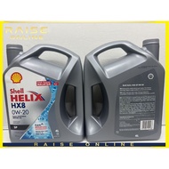 ORIGINAL SHELL MALAYSIA Helix HX8 SP 0W-20 4L