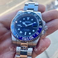 WMNP Seiko Mod NH34A True GMT Batman GMT Master II, GMT Jalan Bro.! 40mm