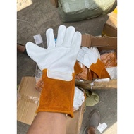 TIG 2233 welding leather gloves - TIG 2233 welding goat leather gloves MEET CE-EN388 standards