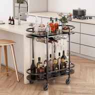 Cross-Border Multi-Layer Standard Piece Wine Rack Storage Rack Dining Cart Trolley Household Kitchen