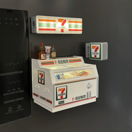 711 Convenience Store Fridge Magnet Miniature Icicle Freezer Glowing Magnetic Decoration Home Decora