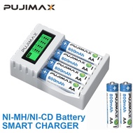 PUJIMAX NI-NH battery charger NI-MH battery AAA/AA battery Rechargeable battery 300mAh/800mAh 1.2V