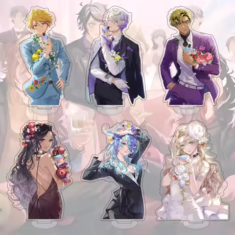 Anime K Luxury Fragrances × NIJISANJI 15CM Acrylic Column Cute Decorative Piece for Table Decoration
