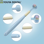 kids adult 3-Sided 3D Toothbrush Cleaning Soft Three-dimensional Toothbrush