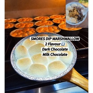 Smores dip marshmallow dark chocolate/milk chocolate