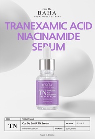 Cos De BAHA TN 30ml Serum-Tranexamic 5% Niacinamide(Vitamin B3) 5% Facial Serum 30ml Face Freckles B