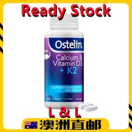 [Ready Stock EXP: 03/2028yr] Ostelin Cal-DK2 Calcium & Vitamin D3 + Vitamin K2 ( 60 Tablets ) ( Made
