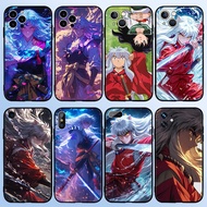 【B+3】Anime Inuyasha for iPhone 11 12 13 Pro Max Mini TPU soft silicone shockproof luxury black phone