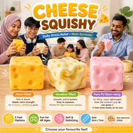 Giant Vaseline cheese squishy toys murah Slow rising PU squishy slow and soft jumbo flour filled squ
