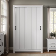 Synergy House Limestone 2 Door Wardrobe – Sliding Door Bedroom Cabinet 5.9ft