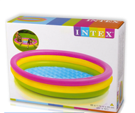 HCH INTEX 57412 114cm Intex 3-Ring Inflatable Outdoor Swimming Pool
