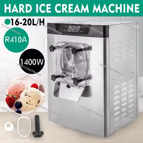 Tabletop Hard Ice Cream Machine Kiosk Commercial Gelato Machine WT/861324555378