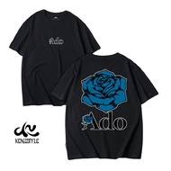 Flower Ado T-shirt Symbol Flower Ado Utaite Jpop Jrock Music Ost Japanese Anime Ado T-shirts Kenzsty