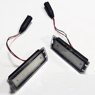 2Pcs Led Licence Super White Number Plate Light Error Free Assembly Replacement for Land for Rover L