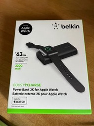 貝爾金Belkin BOOST↑CHARGE 2K Apple Watch 專用的行動充電器