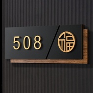 Doorway Decoration Stereo Digital Room Number StickersUnit Number Signage HDB Unit Customised Unit S