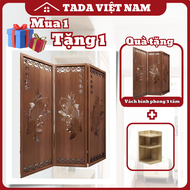 (1- 2 tấm) Vách bình phong ngăn phòng  hoa văn Cá Chép chất liệu gỗ MDF thương hiệu TADA VIETNAM-TDV