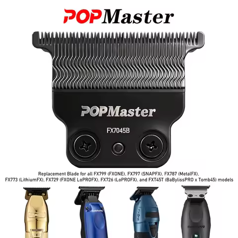 POPMaster Metal-Injection Molded Deep-Tooth T-Blade for Trimmers Replacement Blade for All FX799 (FX