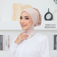 ALAYNA Inner Lace Turki Berdagu | Scarf Anak Tudung Sanggul Cepol Ciput Turkey Volumizer Cotton Bert