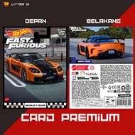 Custom Card Hot Wheels Premium Mazda RX 7 Veilside