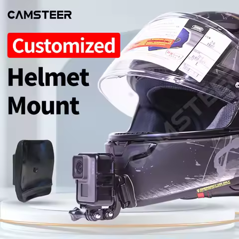 For SHOEI X14 AGV K1 ARAI HJC Camsteer Customized ABS Helmet Chin Mount for GoProMax Hero11 10 9 Ins