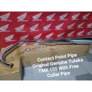 Muffler  Pipe Yutaka Contact point TMX 155 0riginAL w free collar pipe (18300-KB5-740)