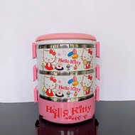 Lunch Box Food Container Pink Cartoon Pattern Model lunchbox-31Oct-J1