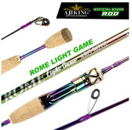Ajiking Rome Light Game Spinning Ultra-Light Fishing Rod (56ft/66ft)