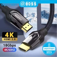 HDMI 2.0 Cable Laptop to TV 4k 60Hz Cable for Gaming Splitter Switch TV LCD Laptop PS3 Projector Com