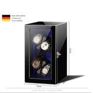 BLUETIDE【Battery】Watch Winder Box Automatic 2/4/6/8/12 slot Watch storage box With Quiet Motor watch