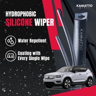 Kamatto Wiper Volvo XC40 Recharge Pure Electric (2022-Present) Hydrophobic Silicone Water Repelling 