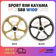 SPORT RIM KAYAMA 588 W100 BLACK GOLD