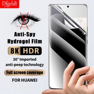 3D HD And Anti-Spy Hydrogel Film For Huawei Mate 9 10 20x 30 30e RS Porsche Pro Lite 4G 5G Not Glass