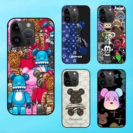 Iphone 14 Pro Phone Case With Black Bezel Bear Be @rBrick