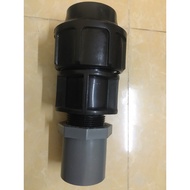 HDPE to PVC Converter Connector Phi 32, 40, 50, 63mm, Water Pipe Connection Accessories