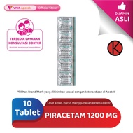 Piracetam 1200 mg / Vertigo (10 Tablet)