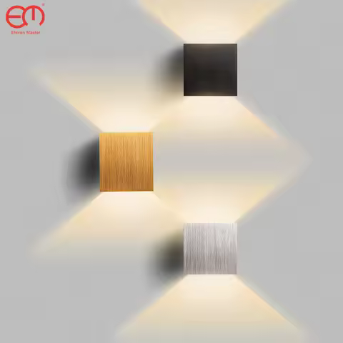 6W Up and Down Wall Lamps gold silver LED Aluminium Wall Light LED Wall Lamp For Bedroom Living Room