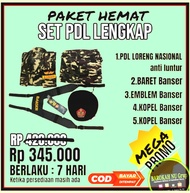 seragam BANSER LORENG NASIONAL TWILL -TIDAK LUNTUR